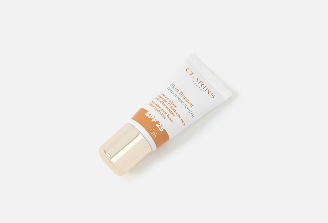 Clarins Moisturizing & Glowing Creamy Foundation SPF 25 Skin Illusion Tinted Moisturizer 06 40 ml Clarins Moisturizing & Glowing Creamy Foundation SPF 25 Skin Illusion Tinted Moisturizer