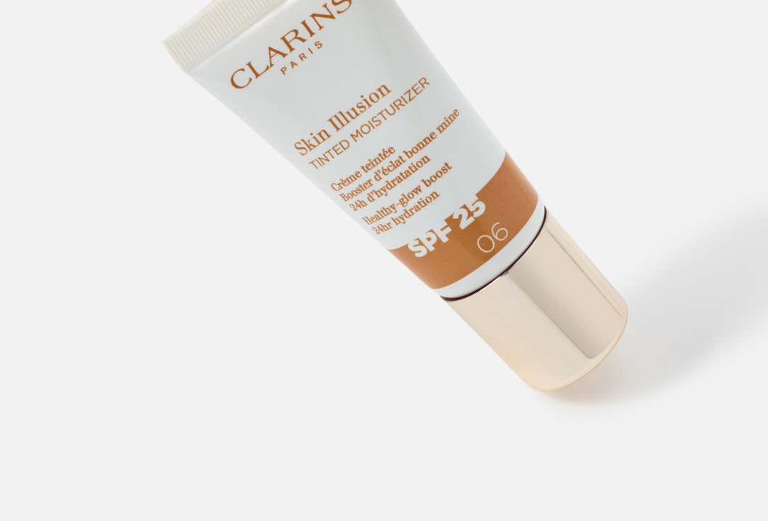 Clarins Moisturizing & Glowing Creamy Foundation SPF 25 Skin Illusion Tinted Moisturizer 06 40 ml Clarins Moisturizing & Glowing Creamy Foundation SPF 25 Skin Illusion Tinted Moisturizer