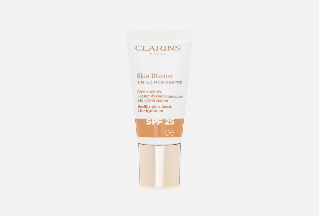 Clarins Moisturizing & Glowing Creamy Foundation SPF 25 Skin Illusion Tinted Moisturizer 06 40 ml Clarins Moisturizing & Glowing Creamy Foundation SPF 25 Skin Illusion Tinted Moisturizer