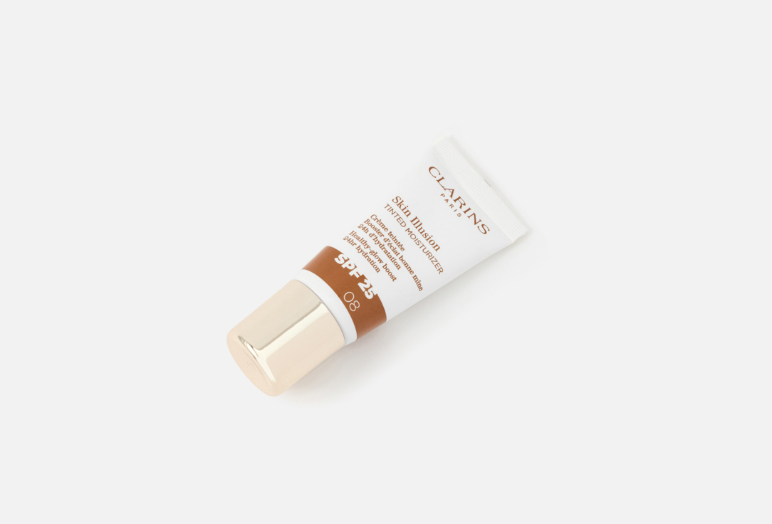 Clarins Moisturizing & Glowing Creamy Foundation SPF 25 Skin Illusion Tinted Moisturizer