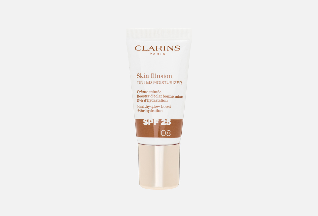 Clarins Moisturizing & Glowing Creamy Foundation SPF 25 Skin Illusion Tinted Moisturizer
