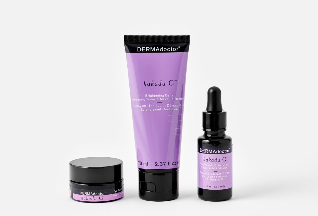 dermadoctor Face Care Set Kakadu C Vitamin C Brightening Intro Kit 3 pcs dermadoctor Face Care Set Kakadu C Vitamin C Brightening Intro Kit