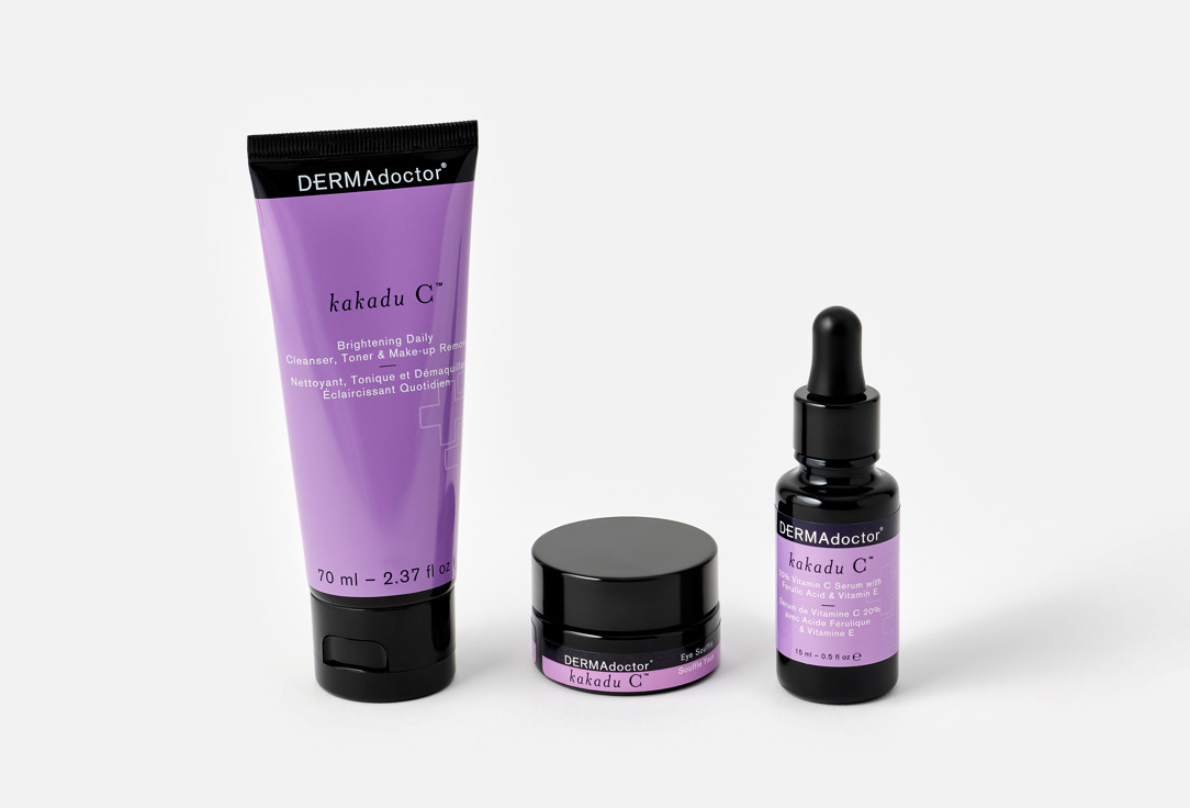 dermadoctor Face Care Set Kakadu C Vitamin C Brightening Intro Kit 3 pcs dermadoctor Face Care Set Kakadu C Vitamin C Brightening Intro Kit