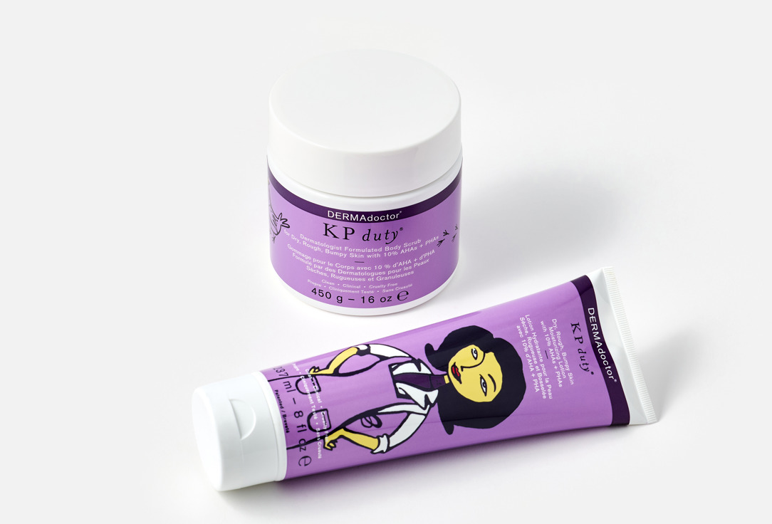 dermadoctor Body Scrub & Lotion Set KP Duty Smooth Skin Duo Kit 2 pcs dermadoctor Body Scrub & Lotion Set KP Duty Smooth Skin Duo Kit