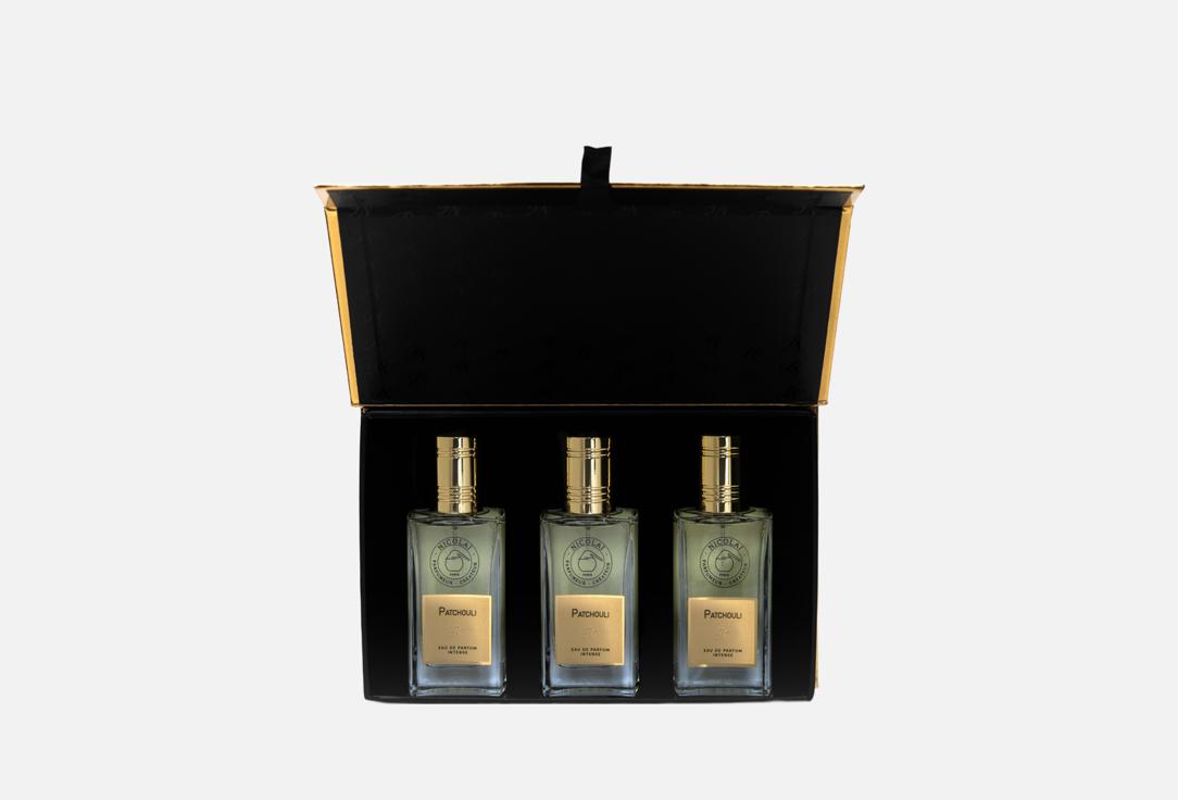 نيكولاي بارفومير - كرياتور باريس مجموعة ماء عطر باتشولي إنتنس 3 قطعة نيكولاي بارفومير - كرياتور باريس مجموعة ماء عطر باتشولي إنتنس