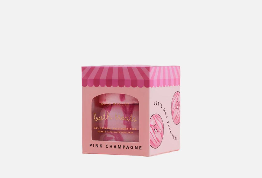 NCLA BEAUTY Bath Bomb Set Bath Treats Pink Champagne