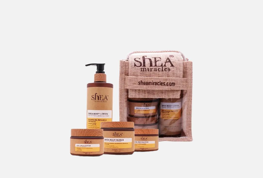 SHEA MIRACLES Comprehensive Nourishing Body Care Kit Body Treatment 4 pcs SHEA MIRACLES Comprehensive Nourishing Body Care Kit Body Treatment