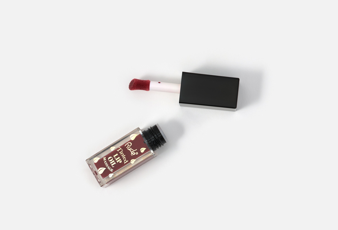 Rude Cosmetics Питательное масло для губ Massage tinted & plumping