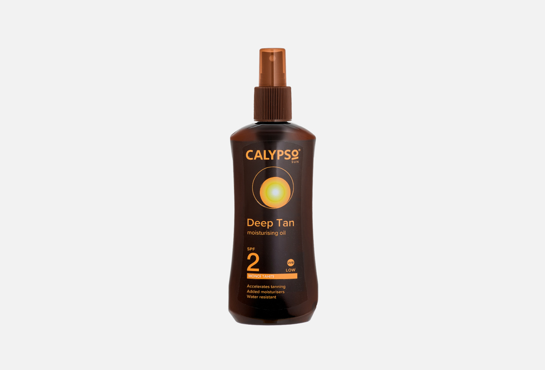 Calypso Body Tanning Oil SPF 2 Deep Tanning 200 ml Calypso Body Tanning Oil SPF 2 Deep Tanning