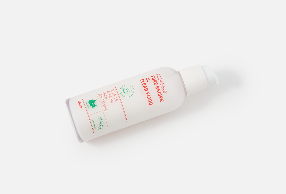 Recipebox Moisturizing and soothing face fluid Pure recipe ac