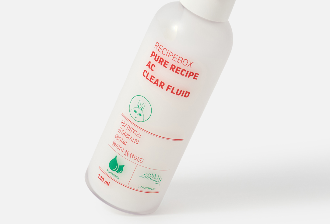 Recipebox Moisturizing and soothing face fluid Pure recipe ac