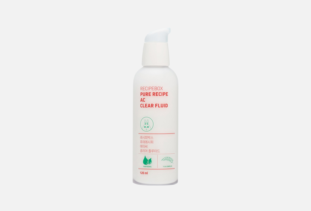 Recipebox Moisturizing and soothing face fluid Pure recipe ac