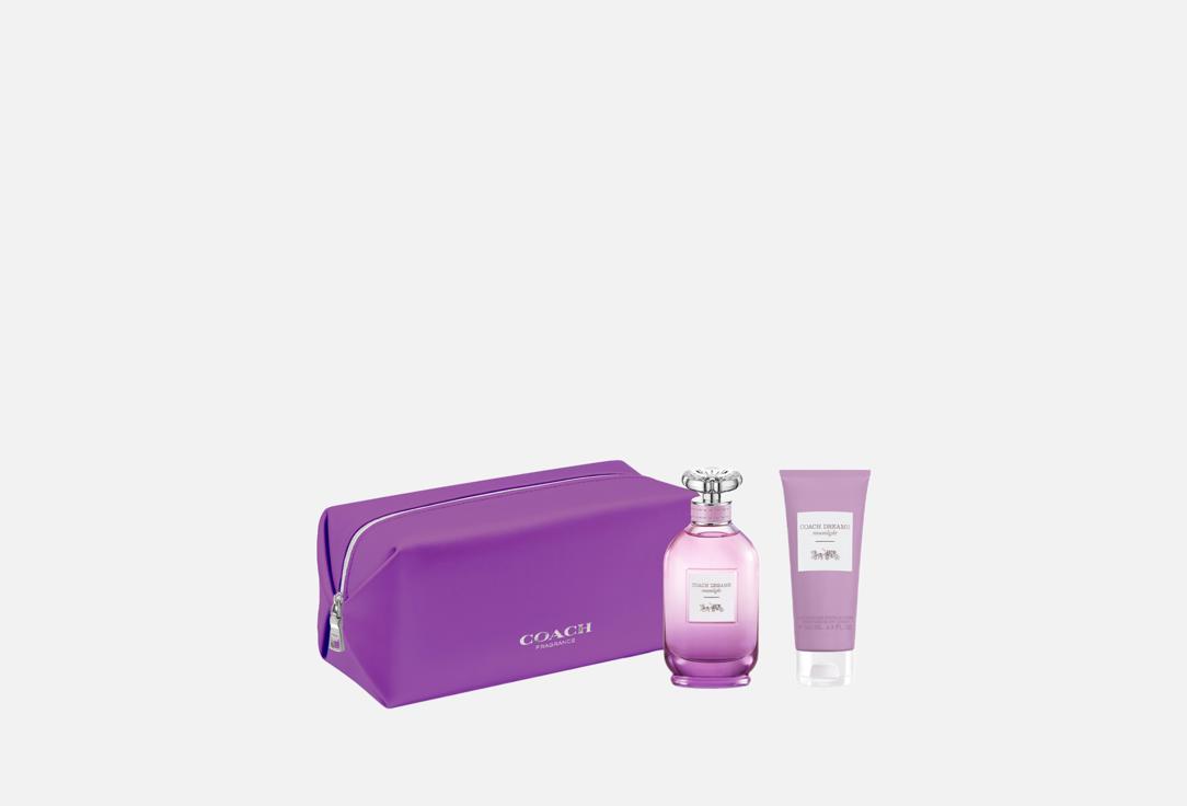Coach Eau de Parfum, Body Lotion & Toiletry Pouch Gift Set Dreams Moonlight