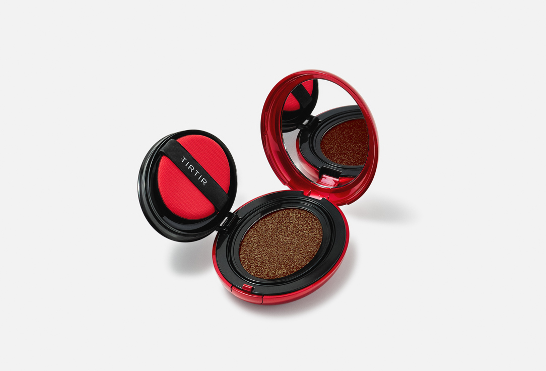 TIRTIR Satin Cushion foundation SPF40 PA++ Mask fit red cushion 45N, Saddle brown 18 g TIRTIR Satin Cushion foundation SPF40 PA++ Mask fit red cushion