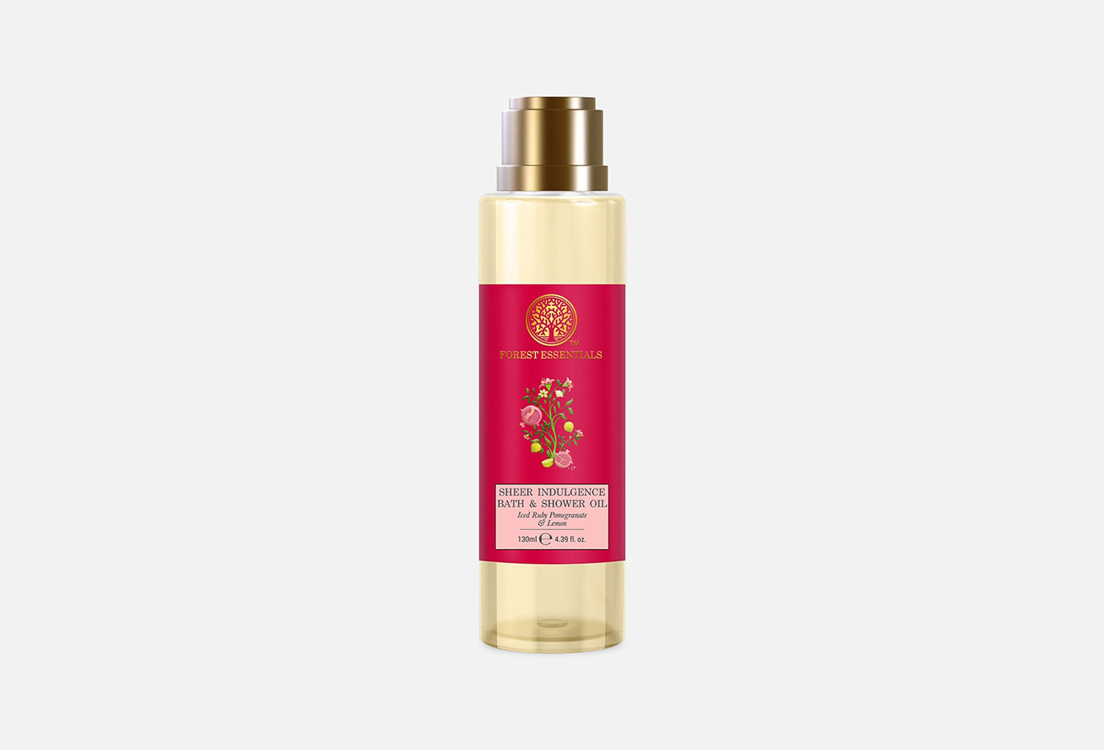 زيت الاستحمام المغذي بنفحات الرمان الياقوتي المثلج والليمون 130