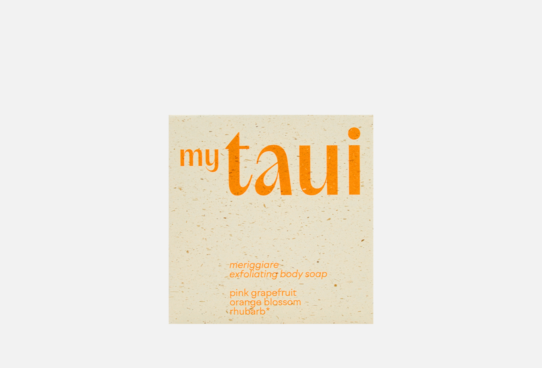 myTAUI Peeling Soap With Natural Particles Meriggiare Exfoliating Body Soap