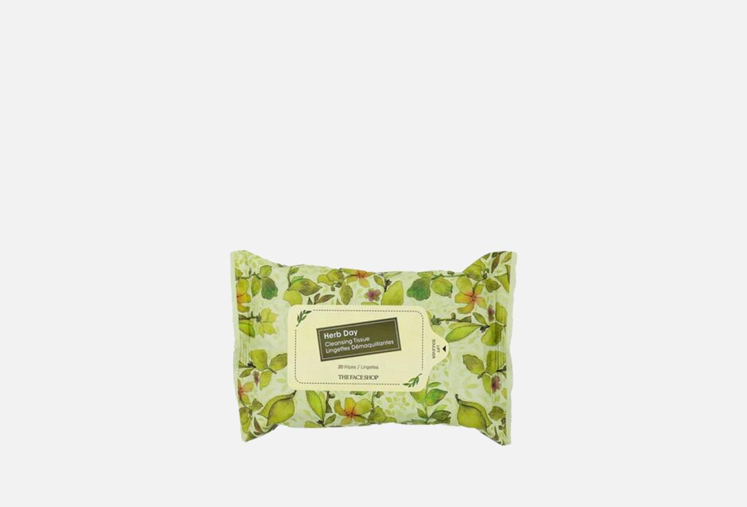 THE FACE SHOP Cleansing Wipes Herb Day 72 ml THE FACE SHOP Cleansing Wipes Herb Day