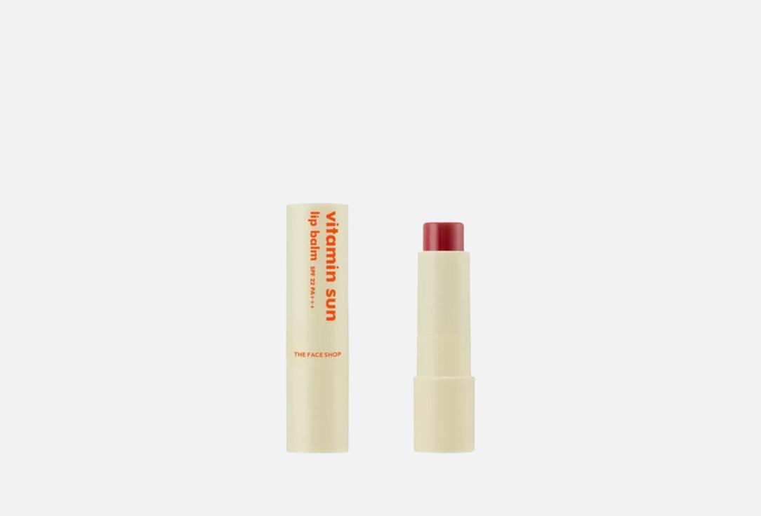 THE FACE SHOP Lip Balm Vitamin Sun 01, Red 3.9 g THE FACE SHOP Lip Balm Vitamin Sun