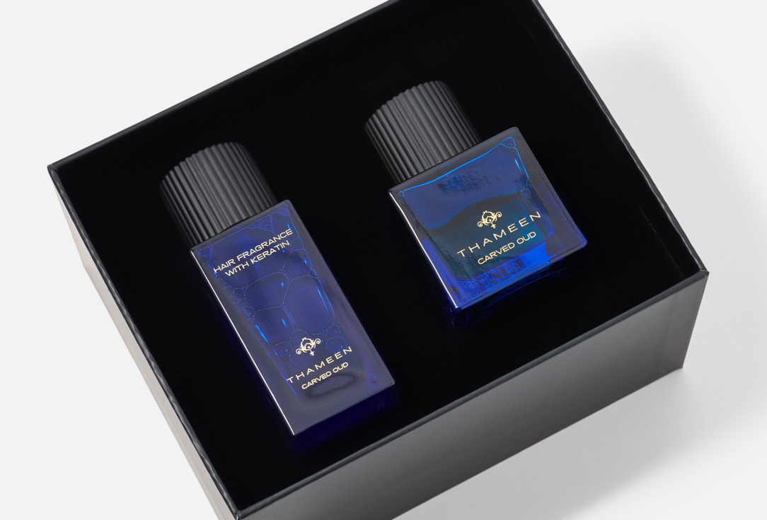 ثامين لندن مجموعة هدايا خلاصة العطر وعطر الشعر كارفيد عود