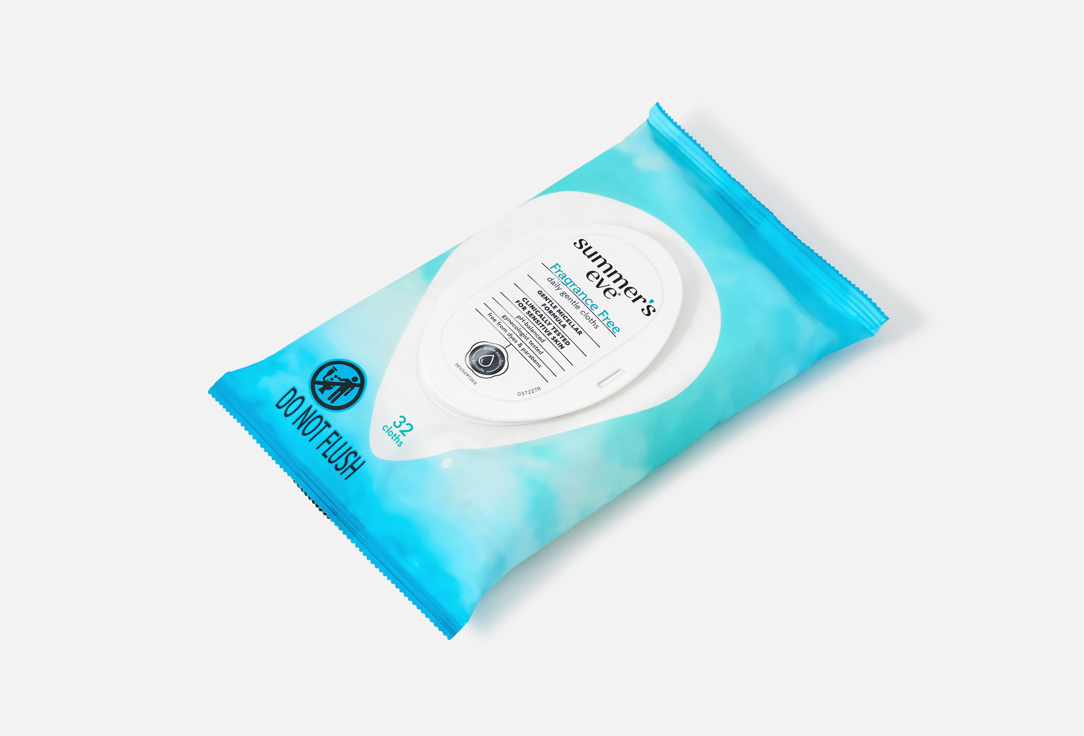 SUMMER EVE Intimate Cleansing Cloths Fragrance Free