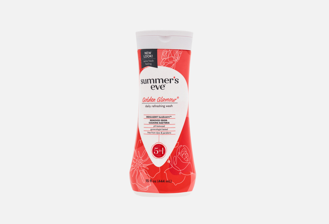 SUMMER EVE Intimate Cleansing Wash Golden Glamour 5 in 1