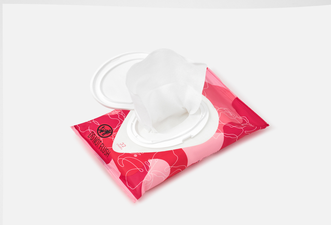 SUMMER EVE Intimate Cleansing Cloths Sheer Floral