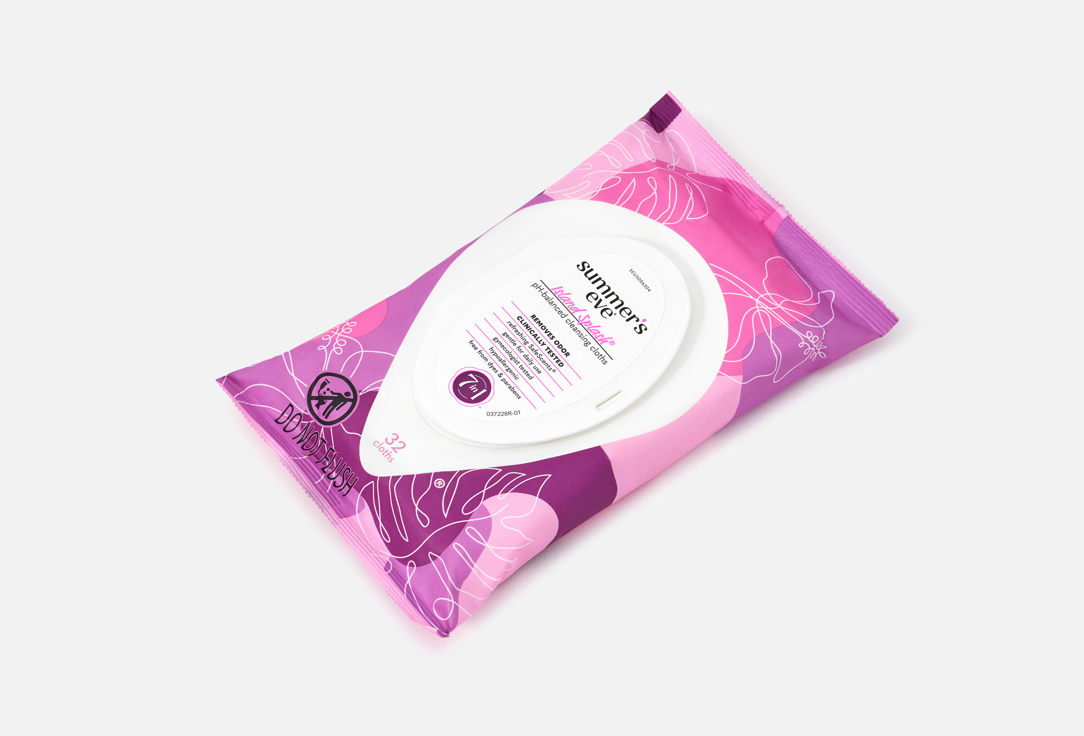 SUMMER EVE Intimate Cleansing Cloths Island Splash