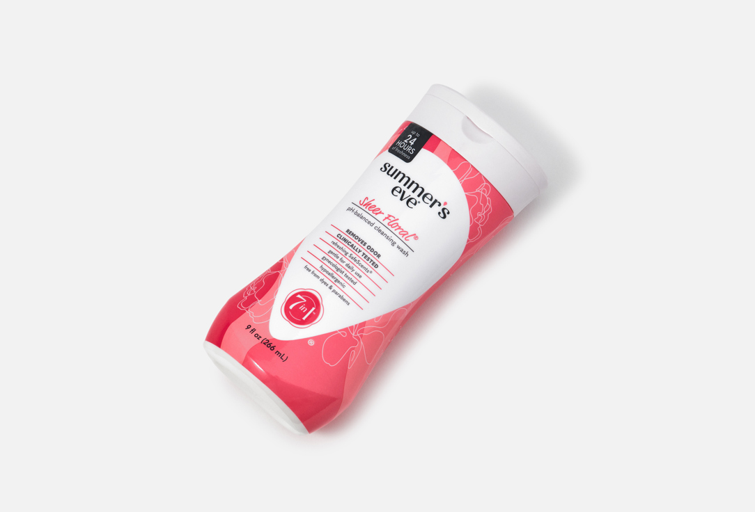 SUMMER EVE Intimate Cleansing Wash Sheer Floral