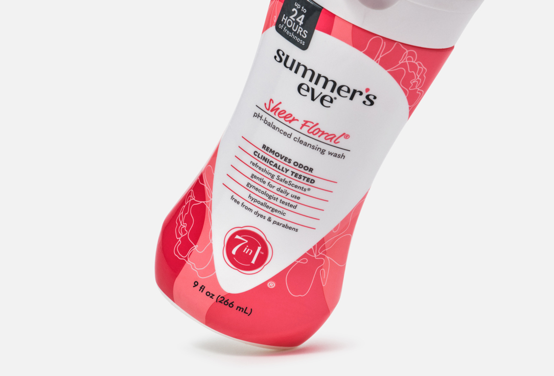 SUMMER EVE Intimate Cleansing Wash Sheer Floral