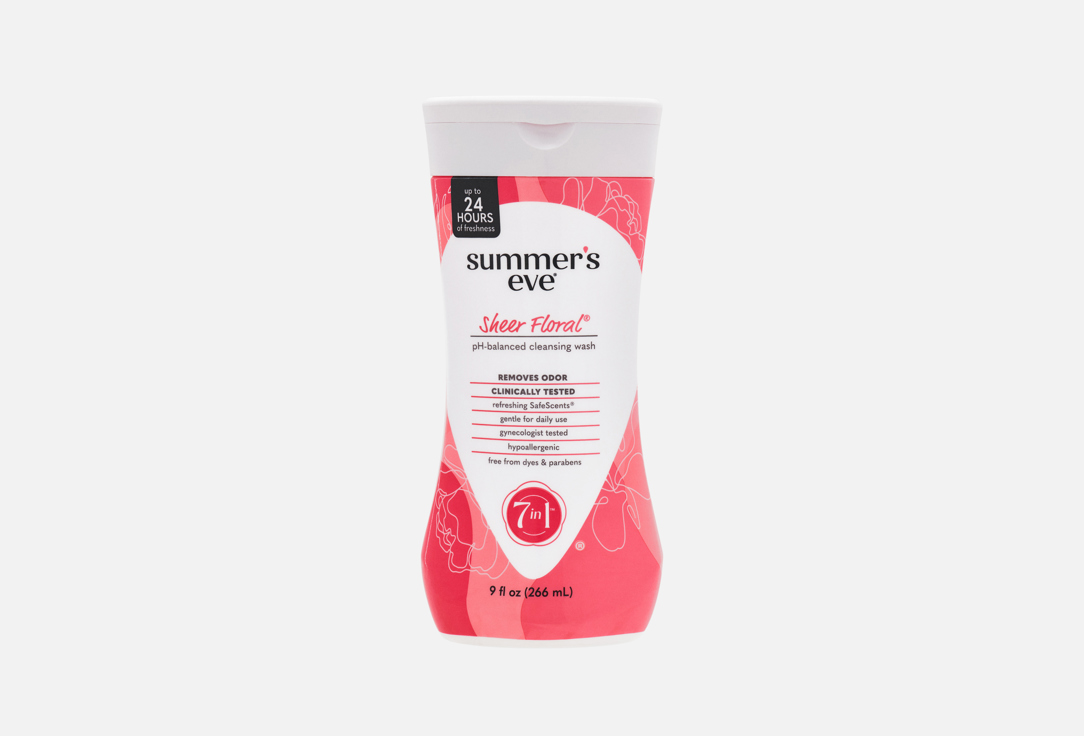 SUMMER EVE Intimate Cleansing Wash Sheer Floral