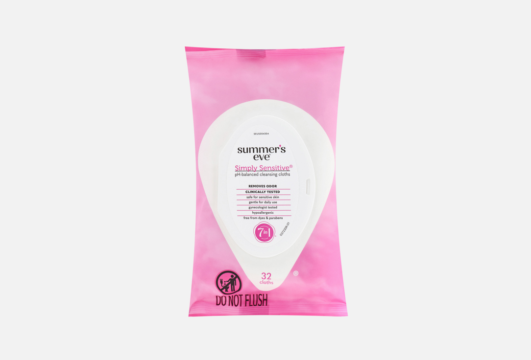 SUMMER EVE Gentle Intimate Wipes Sensitive