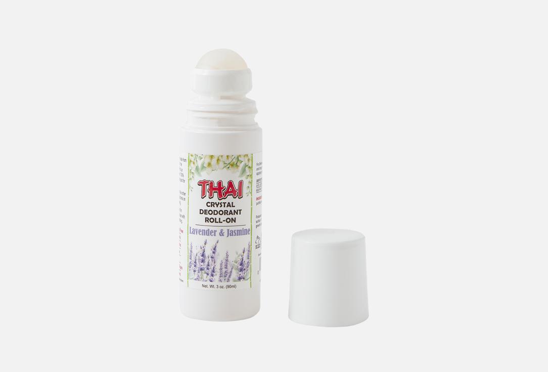 THAI CRYSTAL Aluminum & Fragrance Free Crystal Roll-On Deodorant Lavender & Jasmine