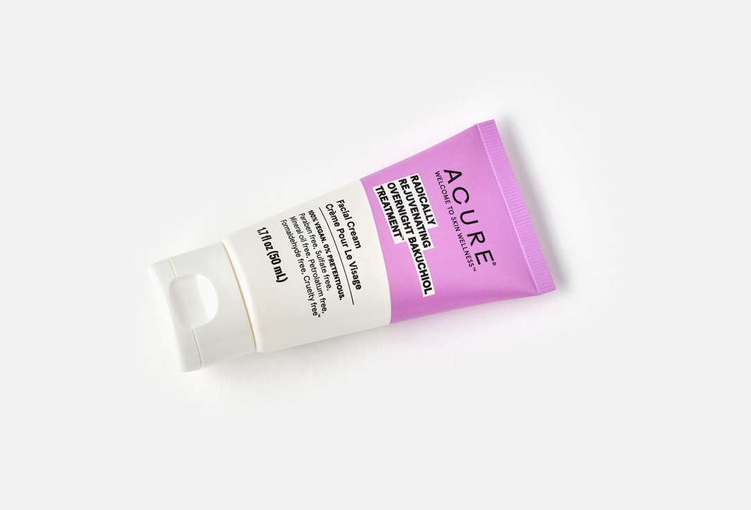 Acure Revitalizing Overnight Facial Treatment Radically Rejuvenating Bakuchiol