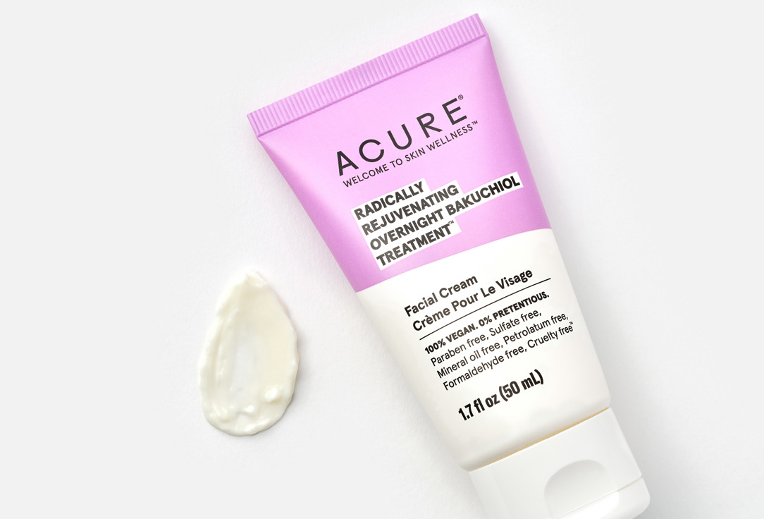 Acure Revitalizing Overnight Facial Treatment Radically Rejuvenating Bakuchiol