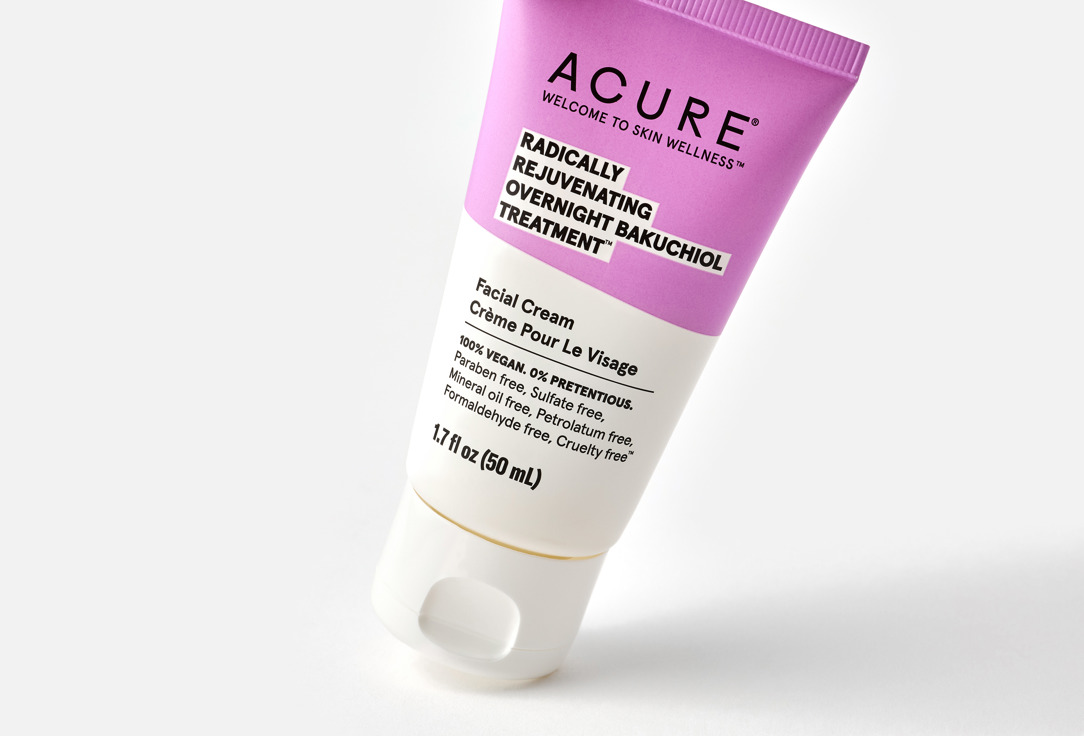 Acure Revitalizing Overnight Facial Treatment Radically Rejuvenating Bakuchiol