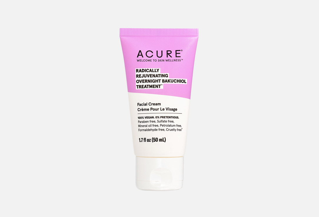 Acure Revitalizing Overnight Facial Treatment Radically Rejuvenating Bakuchiol