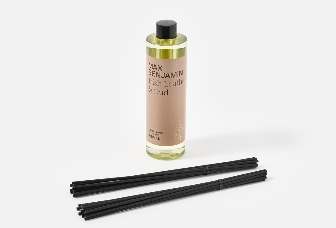 Max Benjamin DIFFUSER REFILL Irish Leather & Oud 300 ml Max Benjamin DIFFUSER REFILL Irish Leather & Oud