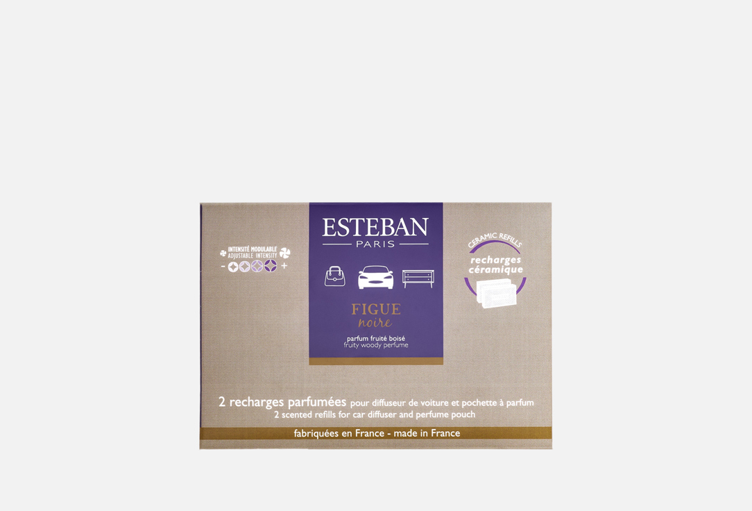 Esteban Paris Parfums Car perfume diffuser Figue Black