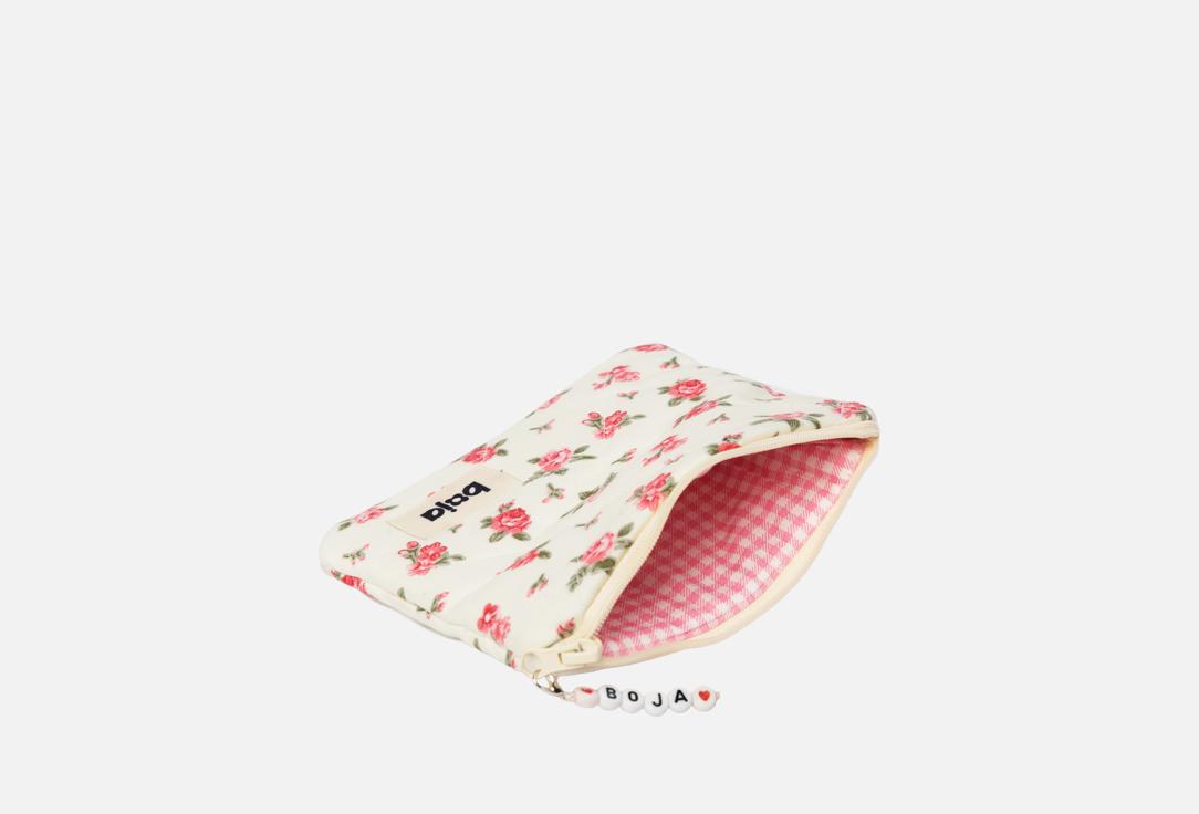 boja Cosmetic Bag Flat Beauty Bag Vanilla Marshmallow Small
