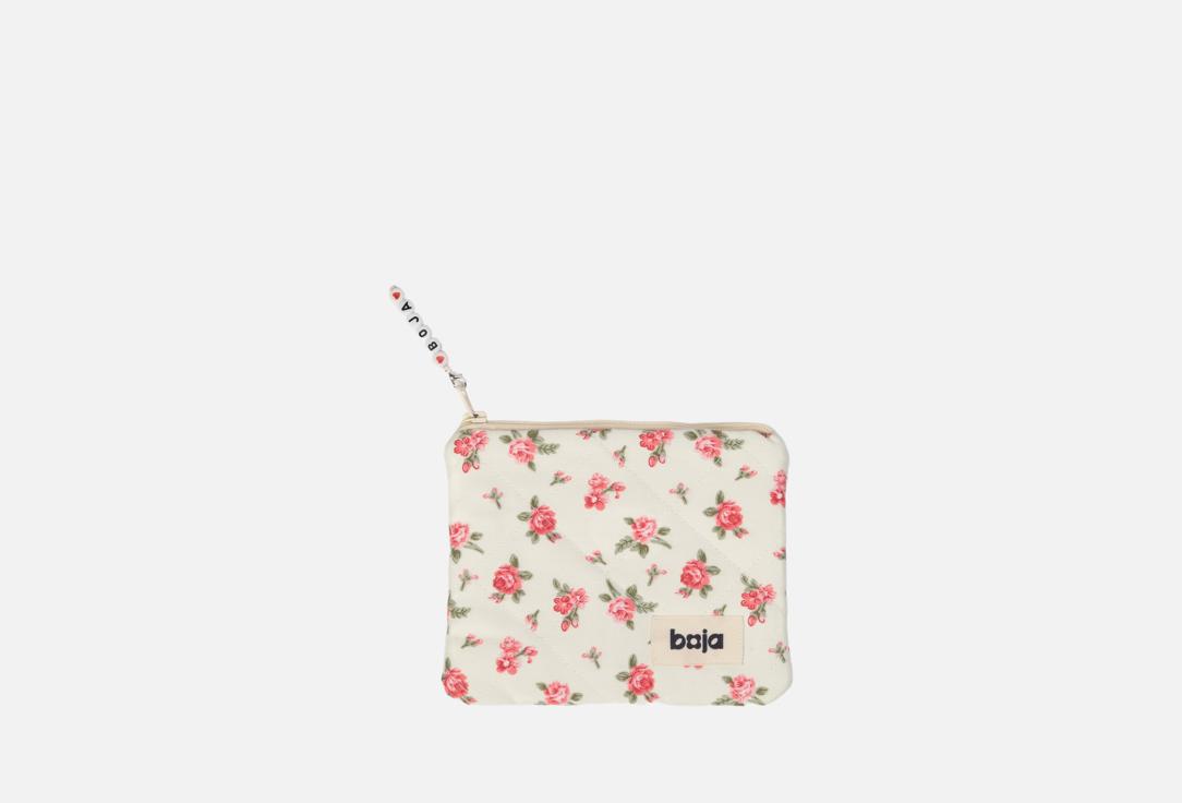 boja Cosmetic Bag Flat Beauty Bag Vanilla Marshmallow Small