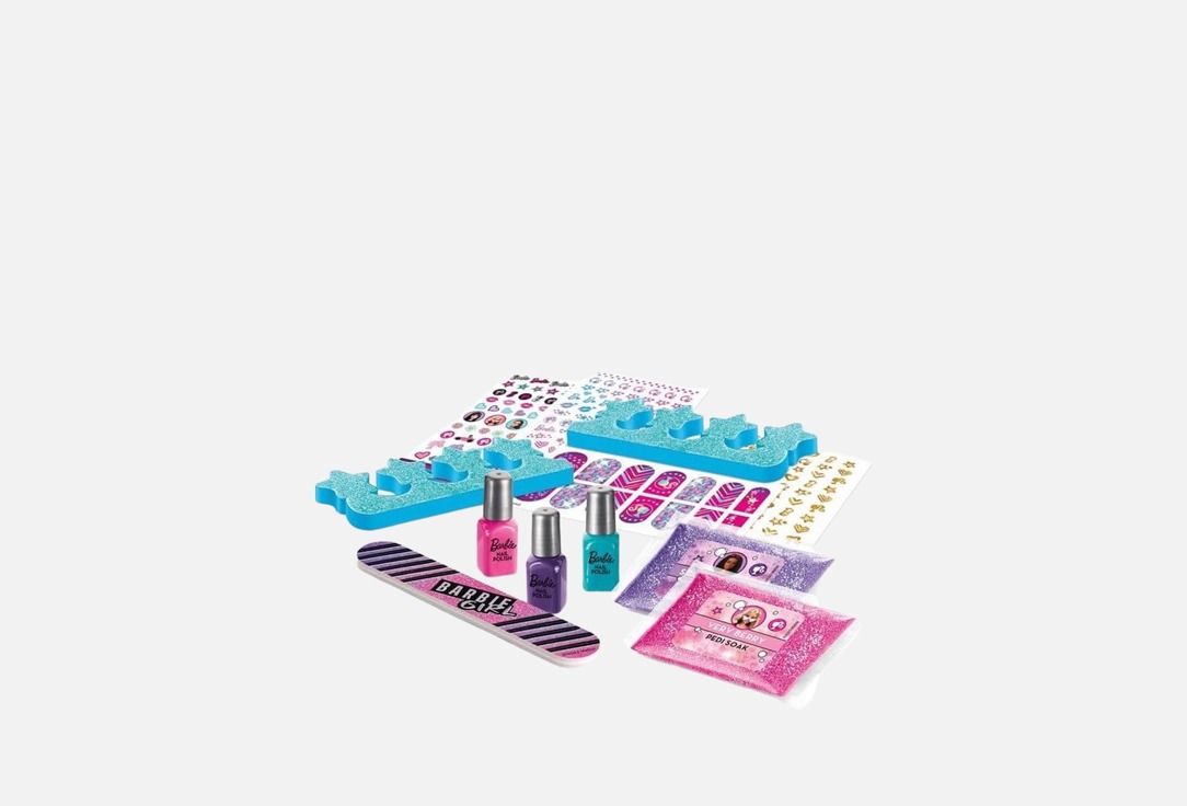 Barbie Kids nail design playset Sparkling Mani-Pedi Designer