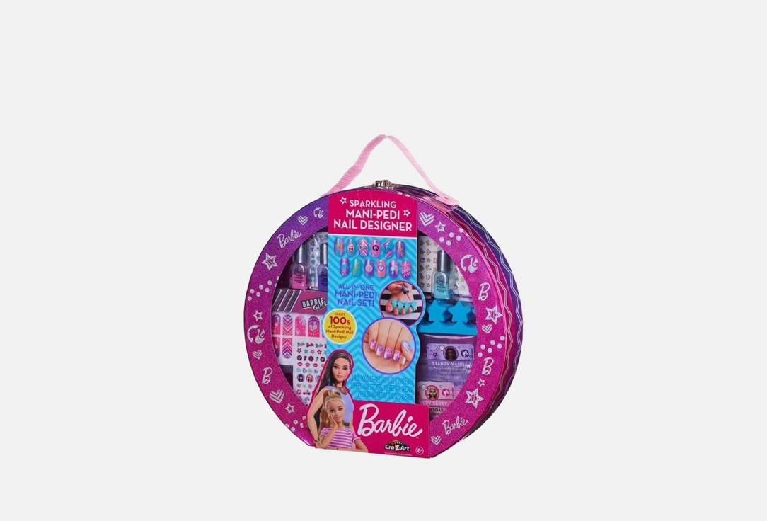 Barbie Kids nail design playset Sparkling Mani-Pedi Designer