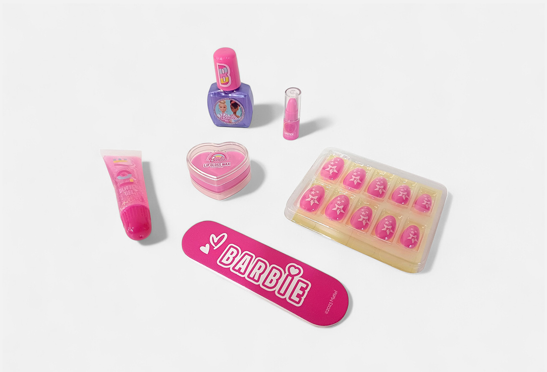 Barbie Kids makeup playset Handbag with Nail Polish Set