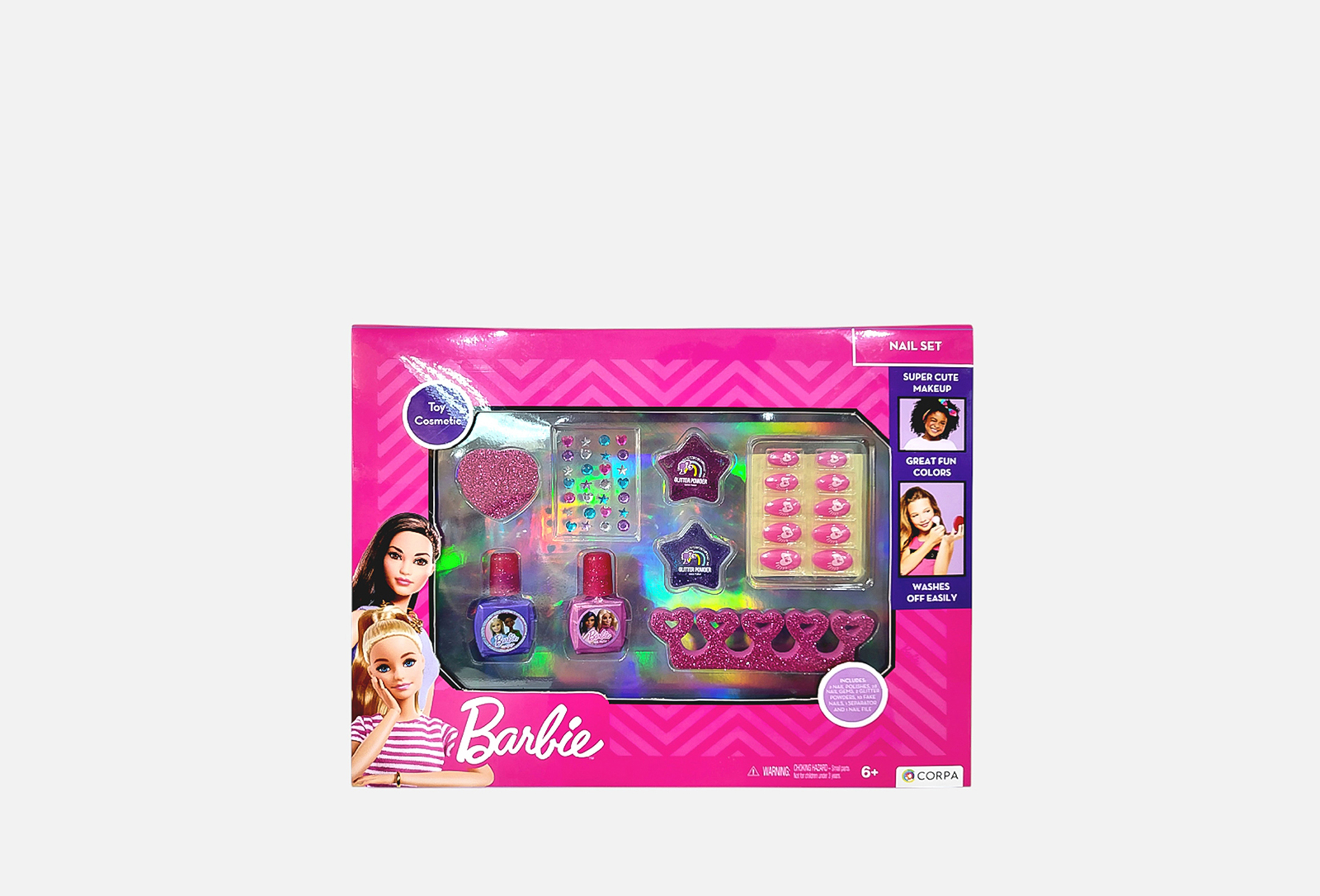Barbie Nail Set Large 8