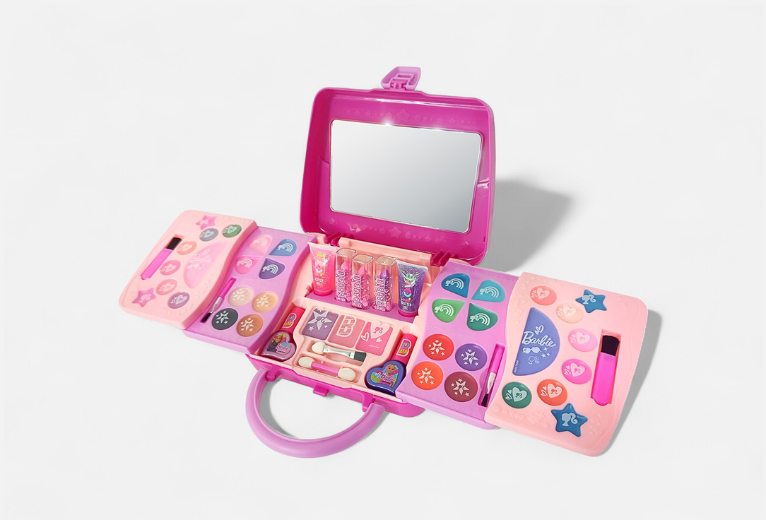 Barbie Kids makeup playset 5 Decks Sliding Handbag