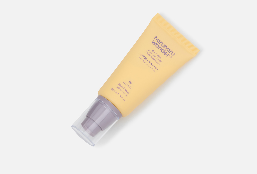 Haruharu Wonder Face Cream SPF50+ BLACK RICE moisture airyfit daily sunscreen 50 ml Haruharu Wonder Face Cream SPF50+ BLACK RICE moisture airyfit daily sunscreen