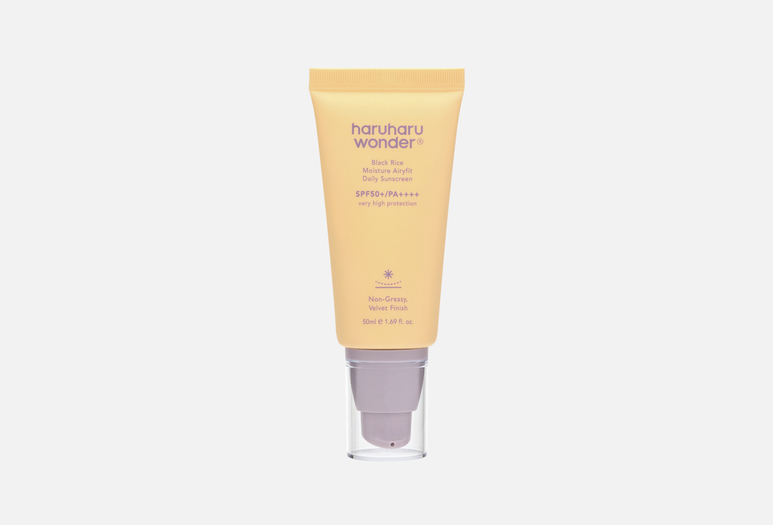 Haruharu Wonder Face Cream SPF50+ BLACK RICE moisture airyfit daily sunscreen 50 ml Haruharu Wonder Face Cream SPF50+ BLACK RICE moisture airyfit daily sunscreen