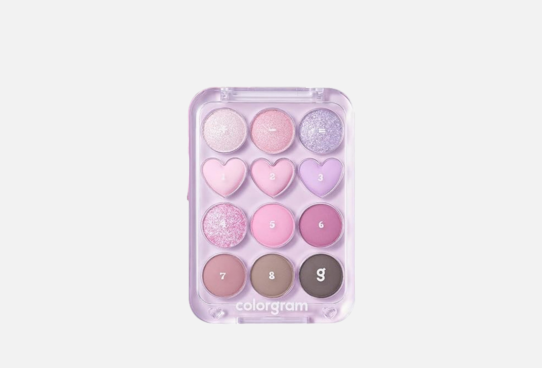 Colorgram Eyeshadow Palette Pin Point 03, Pink+lavender=love 9.9 g Colorgram Eyeshadow Palette Pin Point