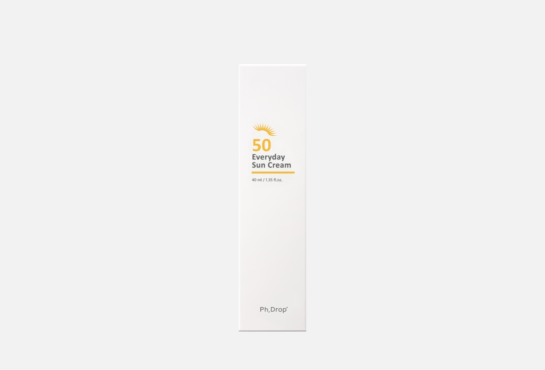 Ph.Drop Face cream SPF50 Everyday Sun Cream
