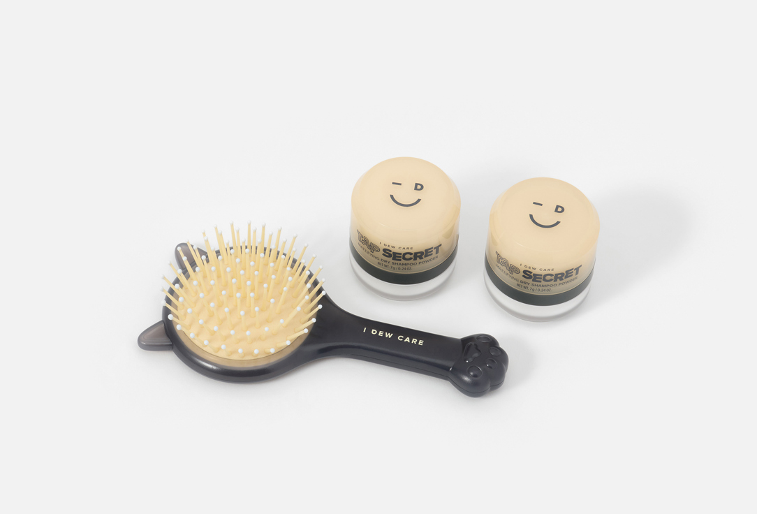 I DEW CARE Dry shampoo Power & Hair Brush Set TAP SECRET BOX